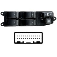 Achetez le LEVIER DE LEVAGE DE VITRE AVANT GAUCHE (4 BOUTONS) 24 BROCHES TOYOTA TOYOTA COROLLA H/B 2004.01- au meilleur prix sur