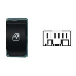 Achetez le LEVIER DE LEVAGE DE VITRE AVANT GAUCHE (L/V AVANT DR) 5 BROCHES FICHE NOIRE FIAT FIAT IDEA 2003.12- au meilleur prix 