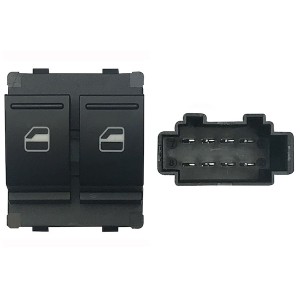 Compra MANDO ELEVALUNAS DELANTERO IZQUIERDO(NEGRO/BLANCO)(2 BOT)8PIN VW VW UP 2016- al mejor precio en todocarrocería.com