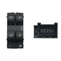 Compra MANDO ELEVALUNAS DELANTERO IZQUIERDO(NEGRO/BLANCO)(4 BOT)10PIN AUDI AUDI A4/EXEO 04- al mejor precio en todocarrocería.co