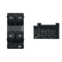 Compra MANDO ELEVALUNAS DELANTERO IZQUIERDO(NEGRO/BLANCO)(4 BOT)10PIN AUDI AUDI A3/A6/Q7 03- al mejor precio en todocarrocería.c