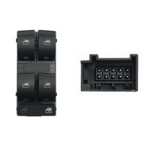 Compra MANDO ELEVALUNAS DELANTERO IZQUIERDO(NEGRO/BLANCO)(4 BOT)10PIN SEAT AUDI A4/EXEO 04- al mejor precio en todocarrocería.co