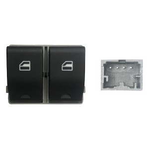 Compra MANDO ELEVALUNAS DELANTERO IZQUIERDO(PRET/BLANCO)(2 BOT)4 PINES SEAT SEAT IBIZA/CORD/POLO 02- al mejor precio en todocarr