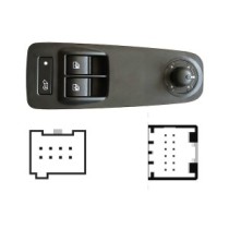 Compra MANDO ELEVALUNAS DELANTERO IZQUIERDO+BLOQ PORTA(VAN LOGO)(2BOT)20PIN CITROEN CITROEN JUMPER/BOX 06- al mejor precio en to