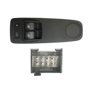 Achetez le LEVIER DE LEVE-VITRE AVANT GAUCHE + BLOC PORTE (AVEC LOGO) (2 BOUTONS) 8 BROCHES PEUGEOT FIAT DUCATO 06- au meilleur 