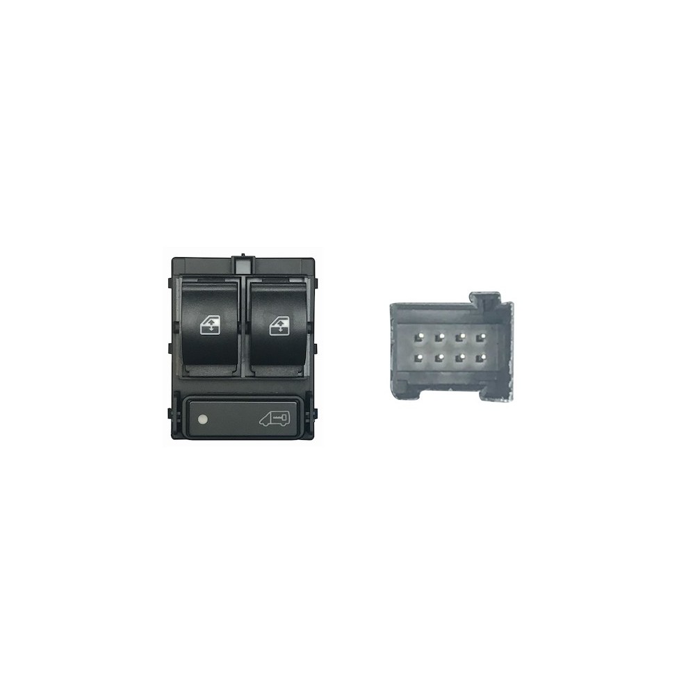 Achetez le LEVIER DE LEVAGE DE VITRE AVANT GAUCHE + BLOC PORTE (AVEC LOGO) GRIS (2 BOUTONS) 8 BROCHES FIAT FIAT DUCATO 06- au me