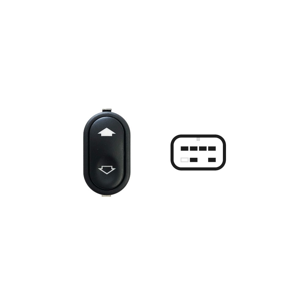 Achetez le commutateur de lève-vitre avant gauche + droit 6 broches pour FORD TRANSIT 2000.06- au meilleur prix sur todocarrocer