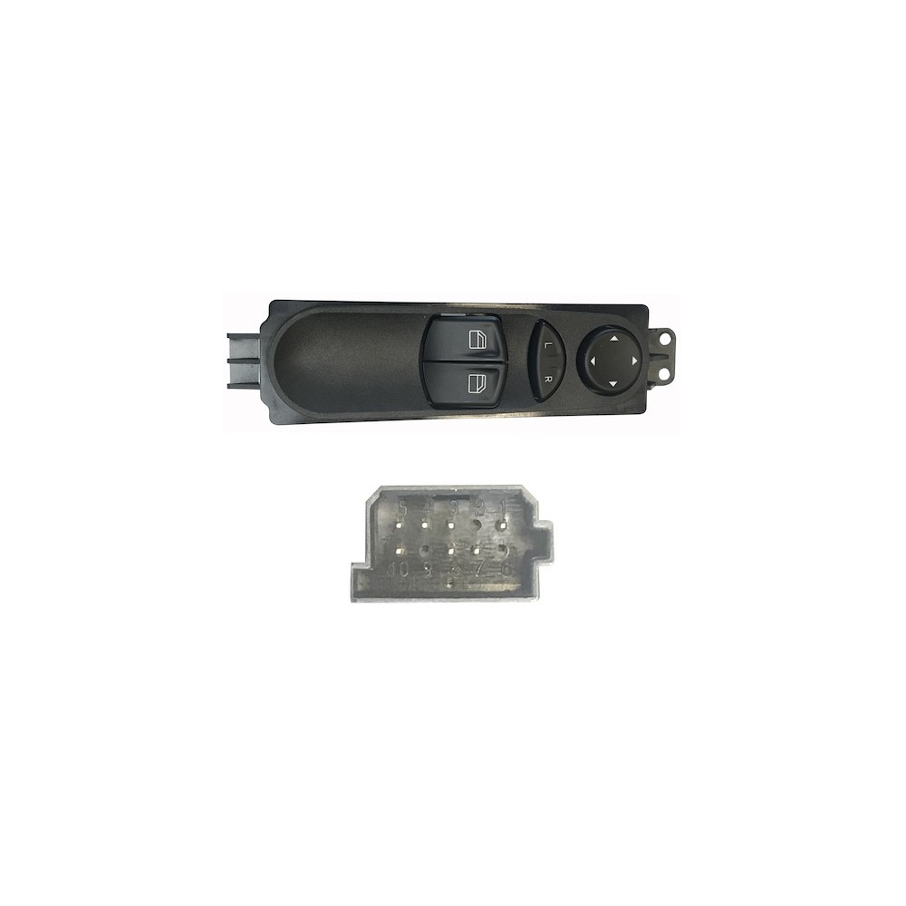 Compra MANDO ELEVALUNAS DELANTERO IZQUIERDO+ESP (2 BOT) 7PIN MERCEDES MERCEDES VITO 03- al mejor precio en todocarrocería.com