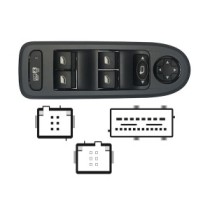 Compra MANDO ELEVALUNAS DELANTERO IZQUIERDO+ESP (4 BOT) 26PIN PEUGEOT PEUGEOT 308 07- al mejor precio en todocarrocería.com