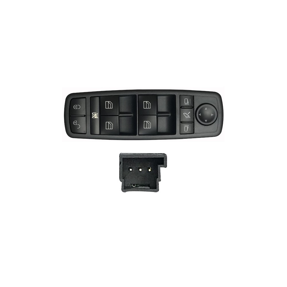Compra MANDO ELEVALUNAS DELANTERO IZQUIERDO+ESP ABATIBLE(NEGRO)(4 BOT)3 PIN MERCEDES MERCEDES B W245 05- al mejor precio en todo