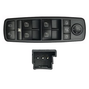 Compra MANDO ELEVALUNAS DELANTERO IZQUIERDO+ESP ABATIBLE(NEGRO)(4 BOT)3 PIN MERCEDES MERCEDES B W245 05- al mejor precio en todo