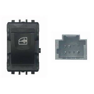 Compra MANDO ELEVALUNAS POR TR DERECHO/IZQUIERDO C/CONF 4 PINES(F.NEGRO) RENAULT RENAULT MEG/SCENIC 08- al mejor precio en todoc