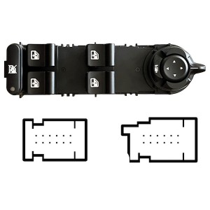 Achetez LEVIER DE LEVAGE DE VITRE AVANT GAUCHE L/V ÉLECTRIQUE + ESP REPLIABLE (4BOUTONS) 24 BROCHES ALFA ALFA GIULIETTA 2010.04-