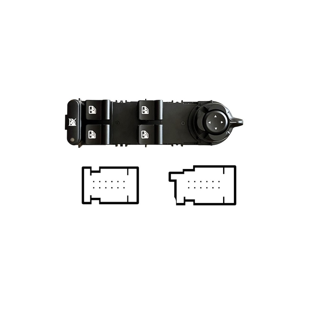 Achetez LEVIER DE LEVAGE DE VITRE AVANT GAUCHE L/V ELECT+ESP(4BOUTONS)24 BROCHES ALFA GIULIETTA 2010.04- au meilleur prix sur to
