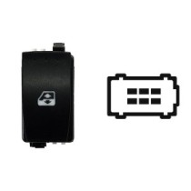 Compra MANDO ELEVALUNAS TRASERO DERECHO/IZQUIERDO 6PIN RENAULT RENAULT LAGUNA/SCENIC II 01- al mejor precio en todocarrocería.co