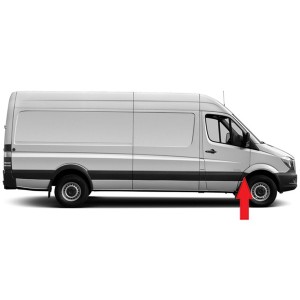 Achetez MOULURE AILE AVANT DROITE MERCEDES MERCEDES SPRINTER/CRAFTER 06- au meilleur prix sur todocarrocería.com.