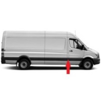 Compra MOLDURA LATERAL DERECHO C/FURO PISCA VW MERCEDES SPRINTER/CRAFTER 06- al mejor precio en todocarrocería.com