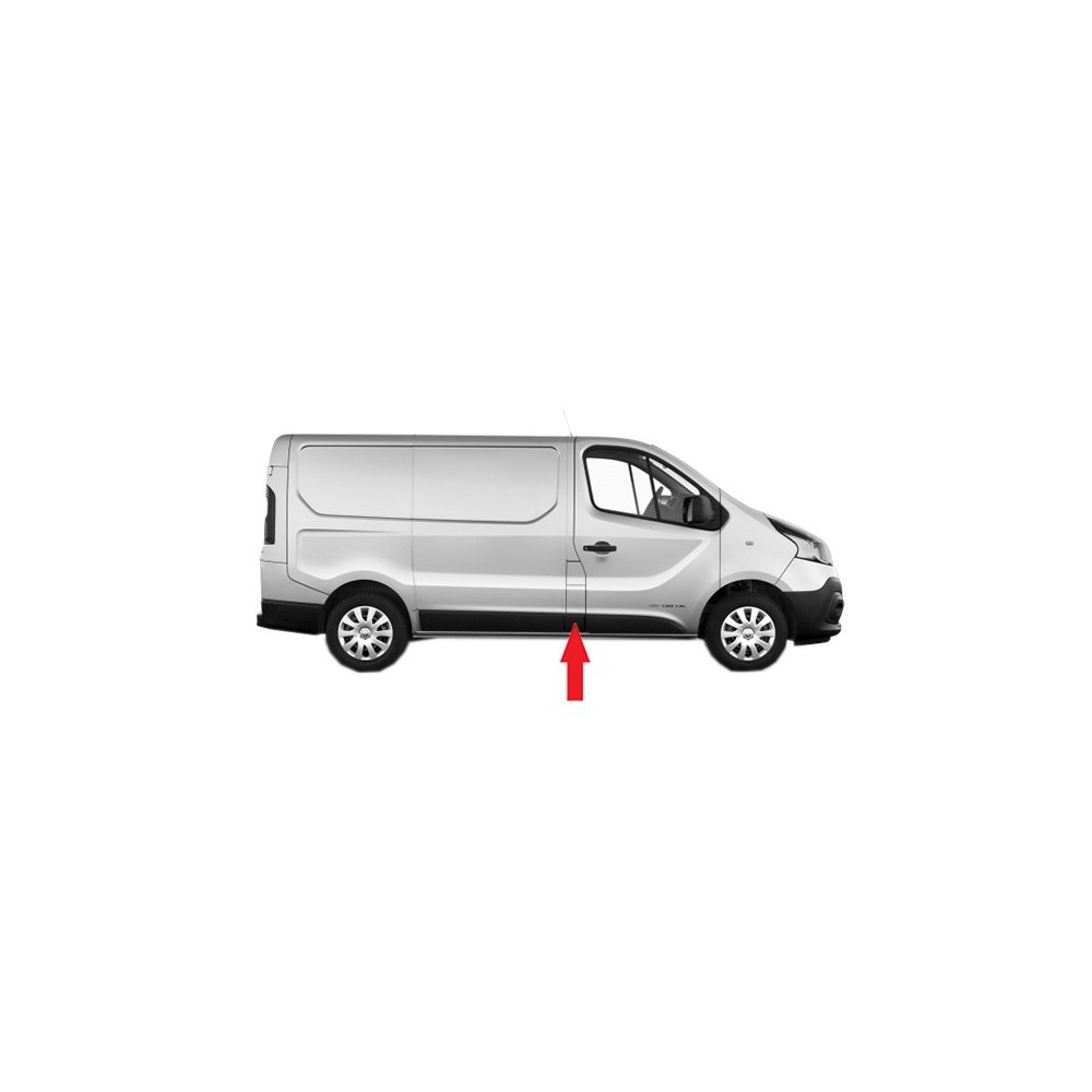 Achetez Moulure Latérale Droite Noire OPEL RENAULT TRAFIC/VIVARO/TALENTO 2014.05- au meilleur prix sur todocarrocería.com
