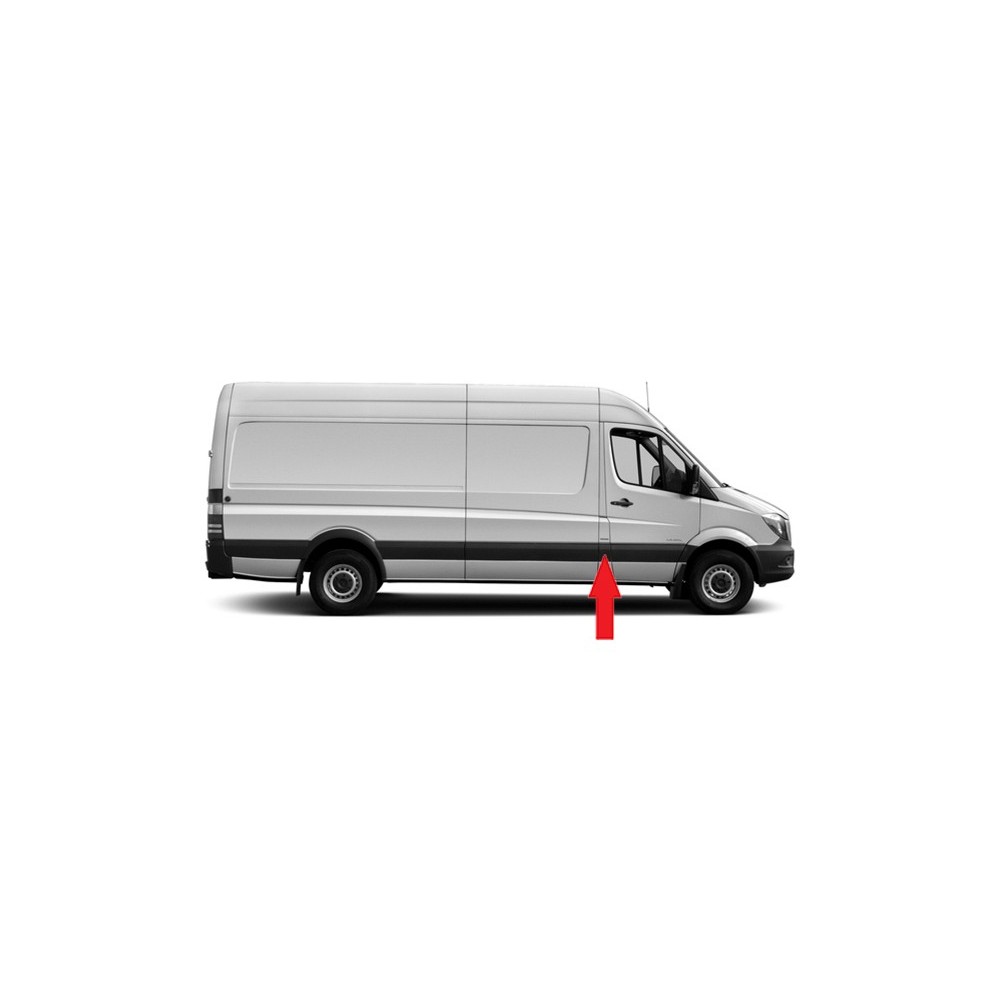 Compra MOLDURA LATERAL DERECHO S/FURO PISCA MERCEDES MERCEDES SPRINTER/CRAFTER 06- al mejor precio en todocarrocería.com