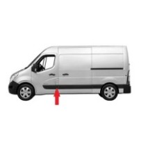 Compra MOLDURA LATERAL IZQUIERDO C/FURO PISCA OPEL RENAULT MASTER III/MOVANO/NV400 2010.02- al mejor precio en todocarrocería.co