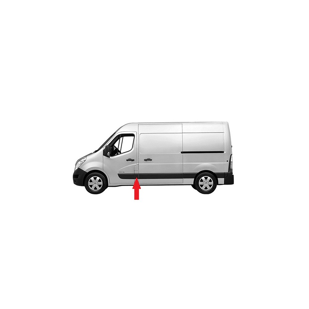 Compra MOLDURA LATERAL IZQUIERDO C/FURO PISCA RENAULT RENAULT MASTER III/MOVANO/NV400 2010.02- al mejor precio en todocarrocería