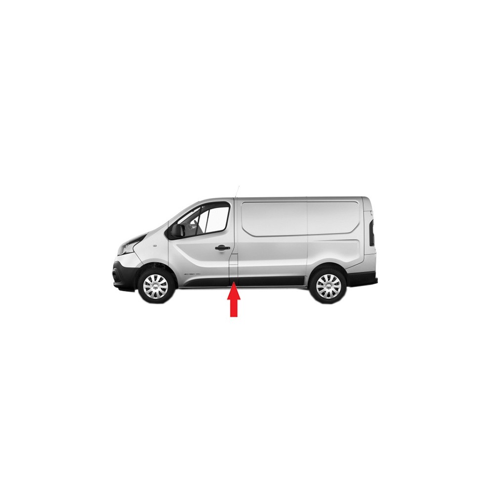 Compra MOLDURA LATERAL IZQUIERDO NEGRO OPEL RENAULT TRAFIC/VIVARO/TALENTO 2014.05- al mejor precio en todocarrocería.com