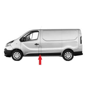 Achetez au meilleur prix sur todocarrocería.com la MOULURE LATÉRALE GAUCHE NOIRE RENAULT RENAULT TRAFIC/VIVARO/TALENTO 2014.05-.