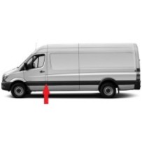 Compra MOLDURA LATERAL IZQUIERDO S/FURO PISCA VW MERCEDES SPRINTER/CRAFTER 06- al mejor precio en todocarrocería.com