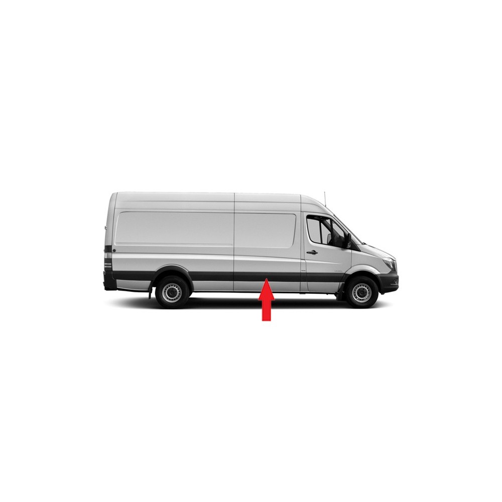 Compra MOLDURA PANEL LATERAL DERECHO MEDIO MERCEDES MERCEDES SPRINTER/CRAFTER 06- al mejor precio en todocarrocería.com