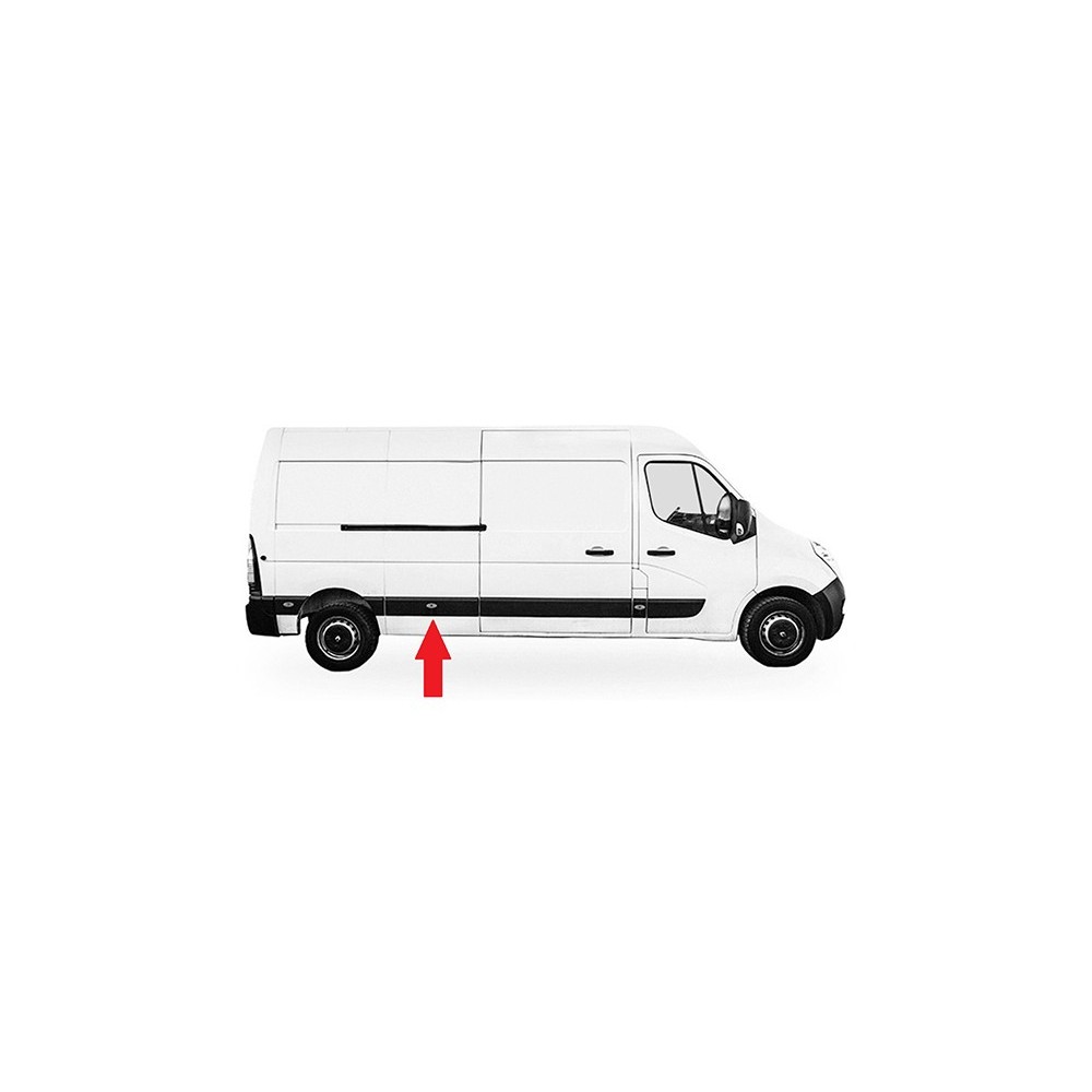 Achetez MOULURE PANNEAU LATÉRAL DROIT MILIEU/ARRIÈRE AVEC FEU DE POSITION (COURT/LONG) RENAULT RENAULT MASTER III/MOV 2010.02- a