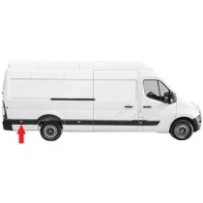 Compra MOLDURA PANEL LATERAL DERECHO TRASERO C/F PISCA(CH/MEDIO/LARGO) OPEL RENAULT MASTER III/MOV 2010.02- al mejor precio en t