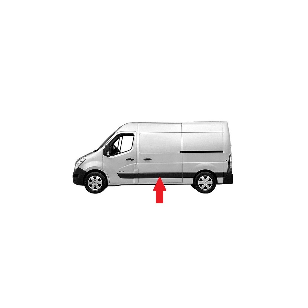 Compra MOLDURA PANEL LATERAL IZQUIERDO MEDIO(CH/CORTO) OPEL RENAULT MASTER III/MOVANO 2010.02- al mejor precio en todocarrocería
