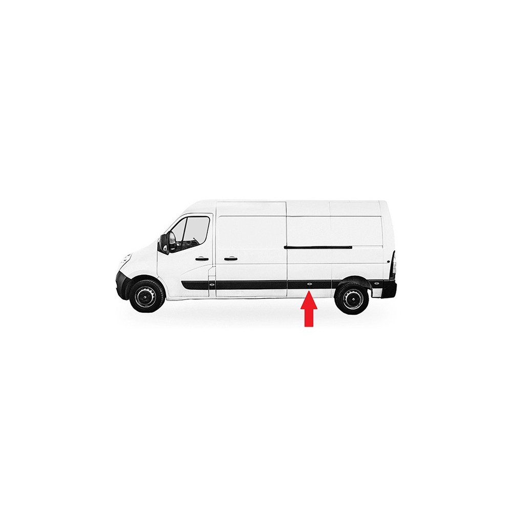 Compra MOLDURA PANEL LATERAL IZQUIERDO MEDIO/TRASERO C/F PISCA(CH/LARGO) RENAULT RENAULT MASTER III/MOV 2010.02- al mejor precio