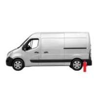 Compra MOLDURA PANEL LATERAL IZQUIERDO TRASERO S/F PISCA(CH/PEQ/MEDIO) OPEL RENAULT MASTER III/MOV 2010.02- al mejor precio en t