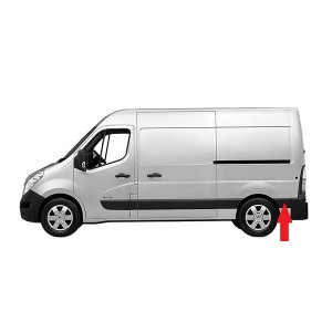 Compra MOLDURA PANEL LATERAL IZQUIERDO TRASERO S/F PISCA(CH/PEQ/MEDIO) OPEL RENAULT MASTER III/MOV 2010.02- al mejor precio en t