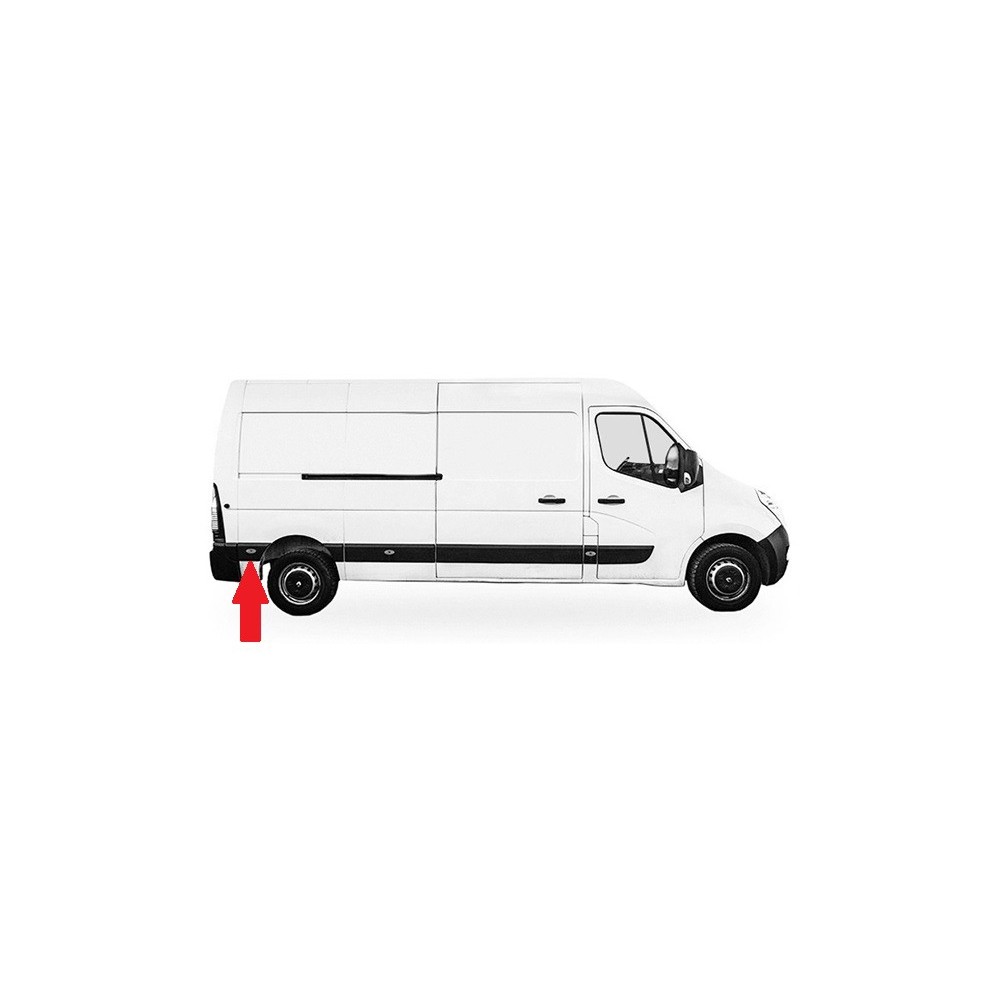 Compra MOLDURA PANEL LATERAL TRASERO DERECHO C/F PISC/C/RO TRASERO(LARGOA) RENAULT RENAULT MASTER III/MOV 2010.02- al mejor prec