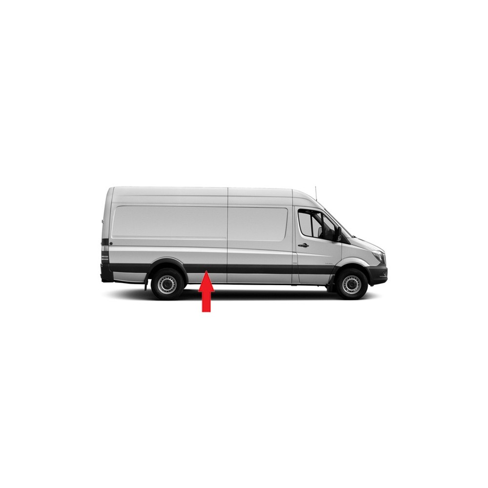 Achetez MOULURE DE PANNEAU LATÉRAL ARRIÈRE DROIT AVEC TROU DE MARQUE (L/LONG) MERCEDES MERCEDES SPRINTER/CRAFTER 06- au meilleur