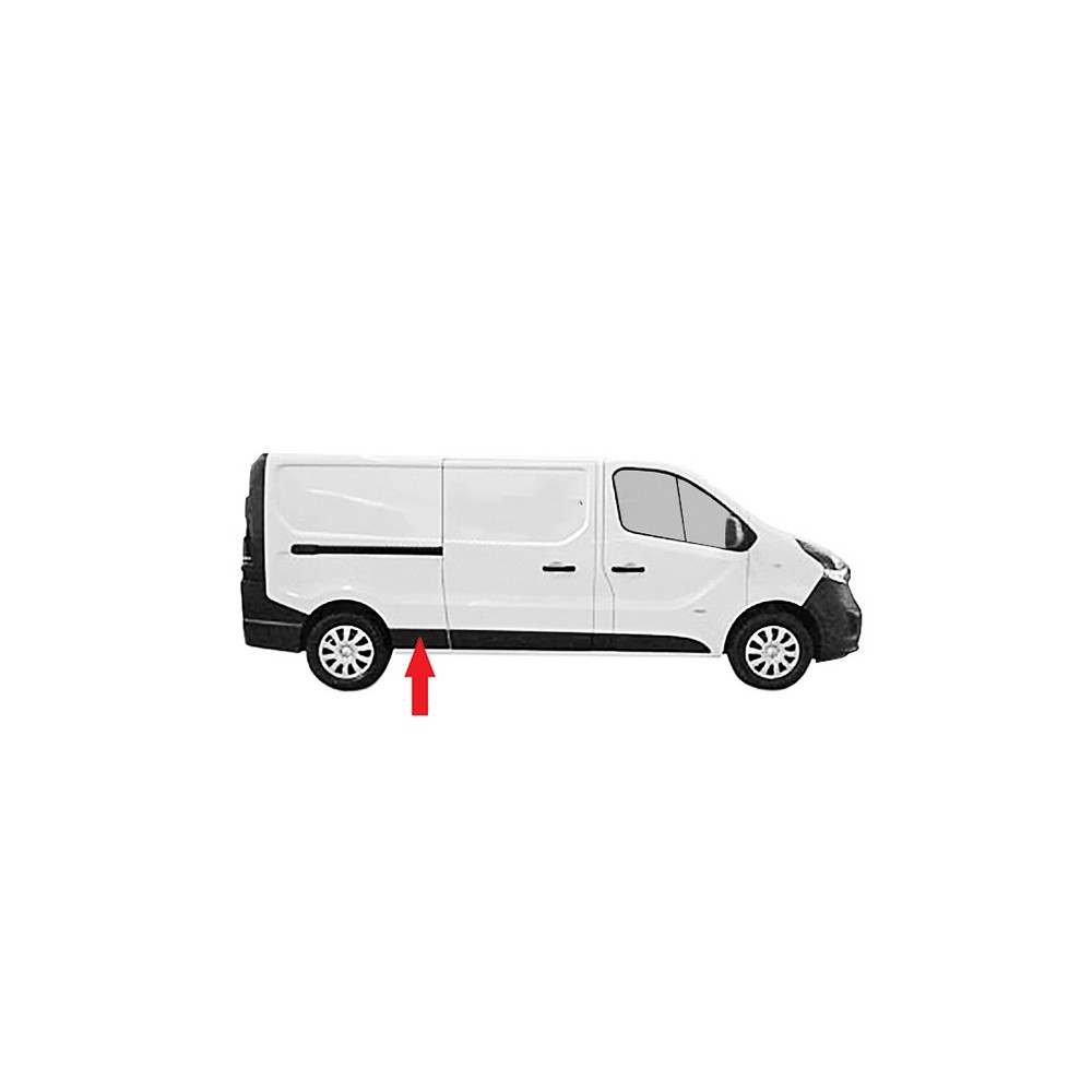 Compra MOLDURA PANEL LATERAL TRASERO DERECHO(CH/LARGO) OPEL RENAULT TRAFIC/VIVARO/TALENTO 2014.05- al mejor precio en todocarroc
