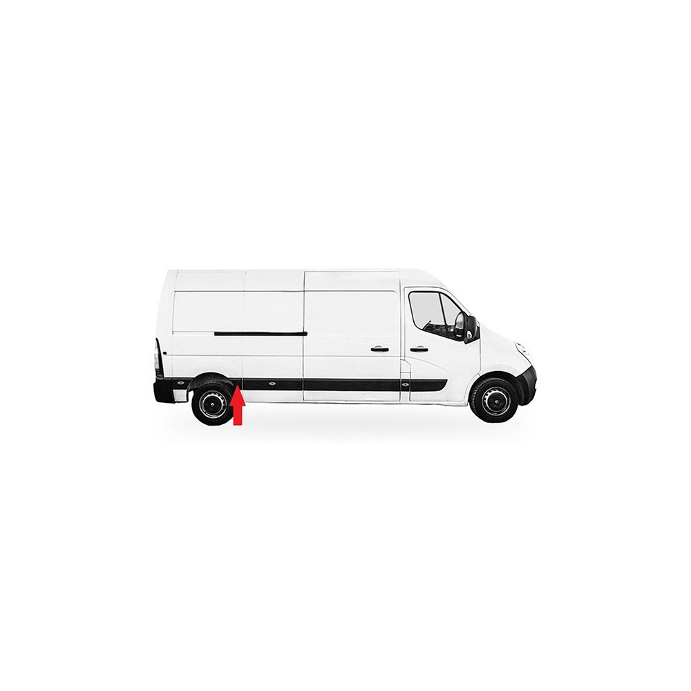 Achetez MOULURE PANNEAU LATÉRAL ARRIÈRE DROIT/C/ROUE AVANT (COURT/LONG) OPEL RENAULT MASTER III/MOV 2010.02- au meilleur prix.
