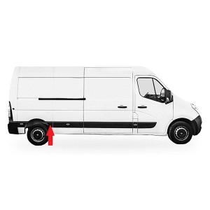Compra MOLDURA PANEL LATERAL TRASERO DERECHO/C/RODA DELANTERO(CORTO/LARGO) RENAULT RENAULT MASTER III/MOV 2010.02- al mejor prec