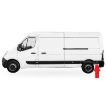 Achetez MOULURE PANNEAU LATÉRAL ARRIÈRE GAUCHE AVEC FEU DE RECUL/CLIGNOTANT ARRIÈRE (LONGUEUR) NISSAN RENAULT MASTER III/MOV 201