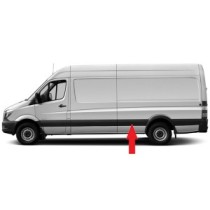 Compra MOLDURA PANEL LATERAL TRASERO IZQUIERDO C/FURO PISCA(CH/LARGO) VW MERCEDES SPRINTER/CRAFTER 06- al mejor precio en todoca