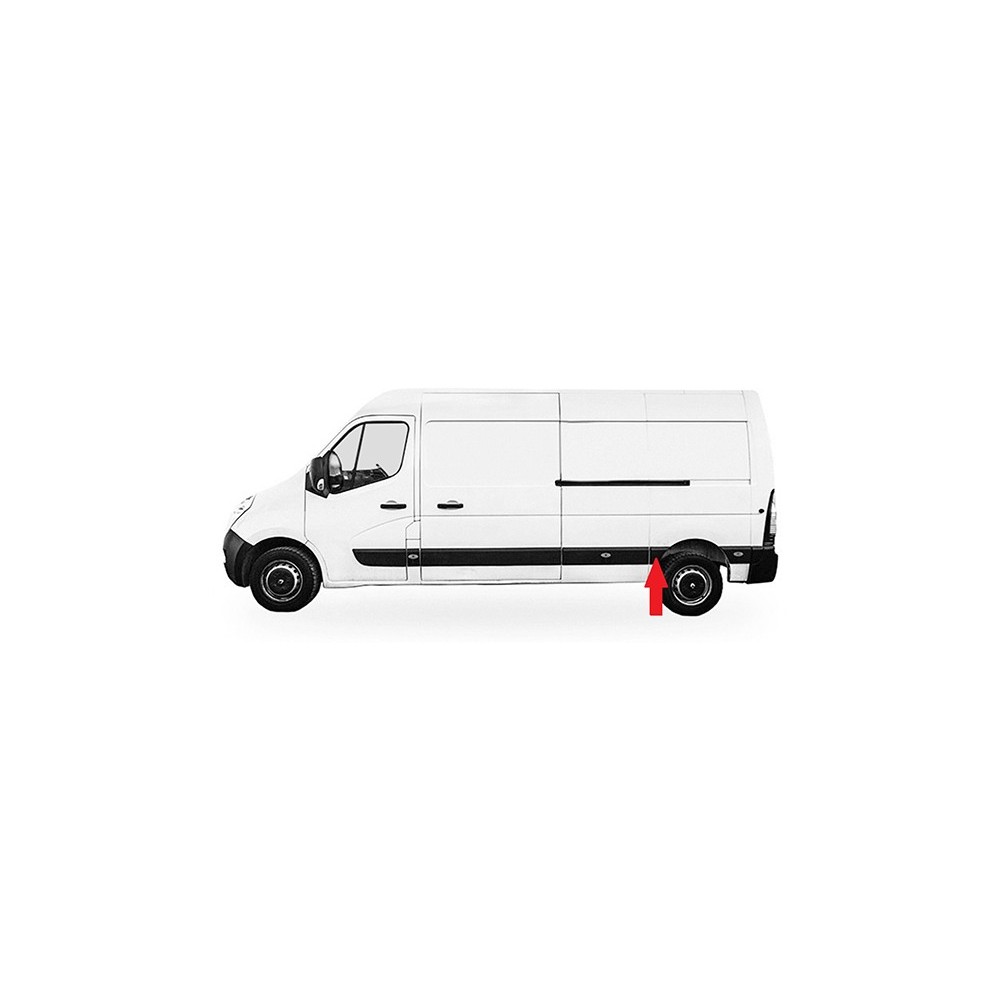 Compra MOLDURA PANEL LATERAL TRASERO IZQUIERDO/C/RODA DELANTERO(CORTO/LARGO) RENAULT RENAULT MASTER III/MOV 2010.02- al mejor pr