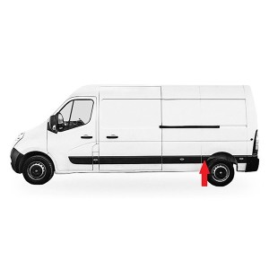 Compra MOLDURA PANEL LATERAL TRASERO IZQUIERDO/C/RODA DELANTERO(CORTO/LARGO) RENAULT RENAULT MASTER III/MOV 2010.02- al mejor pr