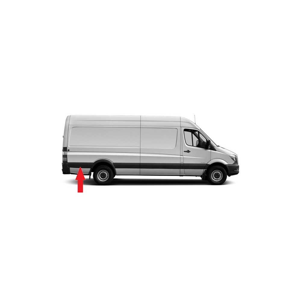 Compra MOLDURA PANEL TRASERO DERECHO C/FURO PISCA(CH/LARGO) MERCEDES MERCEDES SPRINTER/CRAFTER 06- al mejor precio en todocarroc
