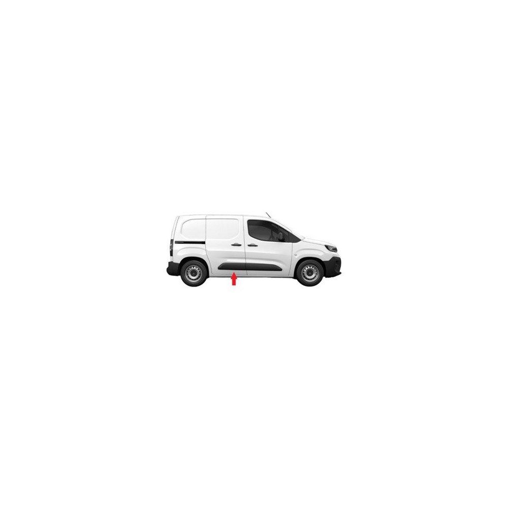 Compra MOLDURA PANEL TRASERO DERECHO NEGRO(PUERTA CORREDERA) PEUGEOT CITROEN BERLINGO/PART/COMBO 2018.06- al mejor precio en tod