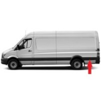 Compra MOLDURA PANEL TRASERO IZQUIERDO C/FURO PISCA(CH/LARGO) MERCEDES MERCEDES SPRINTER/CRAFTER 06- al mejor precio en todocarr