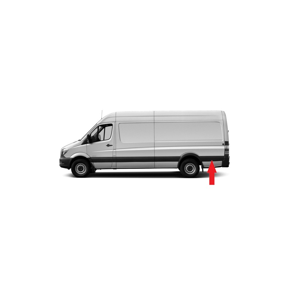 Achetez MOULURE PANNEAU ARRIÈRE GAUCHE AVEC TROU DE MARQUE (L/LONG) MERCEDES MERCEDES SPRINTER/CRAFTER 06- au meilleur prix sur 