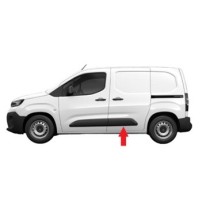 Compra MOLDURA PANEL TRASERO IZQUIERDO NEGRO PEUGEOT CITROEN BERLINGO/PART/COMBO 2018.06- al mejor precio en todocarrocería.com