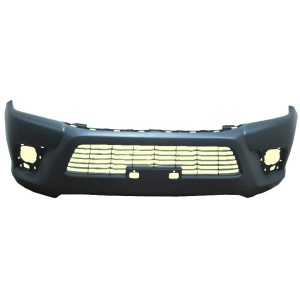 Compra PARAGOLPES DELANTERO NEGRO C/REJILLA INFERIOR 4WD TOYOTA TOYOTA HILUX 16- al mejor precio en todocarrocería.com